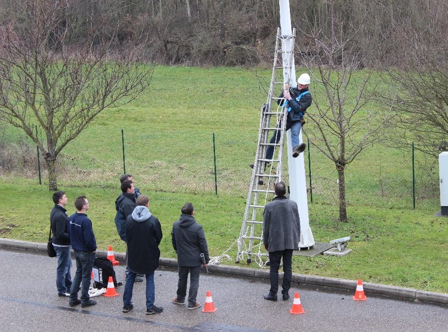 Training work at height