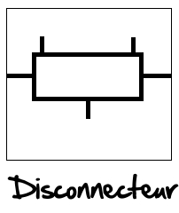 symbole disconnecteur